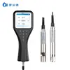 Detector portátil de pH da qualidade da água, detector de pH de condutividade de temperatura da qualidade da água, medidor de pH de qualidade da água portátil