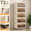 Armario Plegable de Almacenamiento sin Instalación, Armario Multicapa Simple para el Hogar, Armario de Almacenamiento para Juguetes Infantiles, Armario de Almacenamiento de Plástico