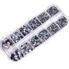 12 caja strass vidrio strass DMC cristal accesorios para ropa accesorios herramienta diy set
