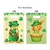 Nueva calle transfronteriza. Bolsa de Empaque para Dulces del Festival Irlandés del Trébol de Cuatro Hojas del Día de San Patricio Bolsa Portátil para Regalo de Recuerdo