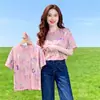 Camiseta de Manga Corta Holgada para Mujer 2026 Nueva Popular de Verano Cuello Redondo Top de Moda Versátil para Usar en Verano