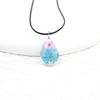 Suministro de fábrica gota de agua Cielo estrellado flor de encaje Narciso flor de cerezo collar lugar escénico venta caliente collar fresco dulce pastoral