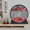 Decoración de pintura de arenas movedizas, reloj de arena tridimensional 3D, arte creativo, descompresión dinámica, sala de estar, oficina, decoración de escritorio, regalo