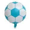 Balão de Folha de Alumínio de Futebol de 18 polegadas Copa do Mundo Jogos de Campus Tema Esportivo Layout Balão Decorativo de Filme de Alumínio Atacado