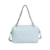 Bordado de almohada estilo coreano 2026 nueva tendencia de moda patrón de diamante simple bolso cruzado casual para el día a día