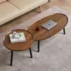 Mesa de Centro para Sala de Estar, Mesa Lateral para Sofá, Mesa Redonda para Uso Doméstico, Mesa de Té Móvil para Balcón, Mesa de Centro Pequeña Minimalista Moderna para Apartamento