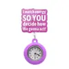 Reloj de Bolsillo Clásico de Enfermera y Doctor de Hospital con Apariencia Personalizada y Práctico Clip Retráctil para Insignia Colgante de Pecho