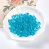 Cuentas de vidrio de colores para ábaco, cuentas planas redondas, hechas a mano, para pulsera, collar DIY, accesorios de joyería para niños, en stock, al por mayor