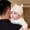 Gorro para Bebé Estilo Primavera y Otoño Proteger Fontanela Meses Pequeños Gorro de Punto Unisex para Bebé Lindo para Recién Nacidos Primer Gorro de Bebé Invierno