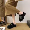 Pantuflas de Algodón para Invierno, Retro, Gruesas, sin Cierre, para Casa, Moda, Cómodas, Cerradas, Nuevas Pantuflas Esponjosas para Mujer 2026