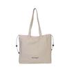 Bolsa de Tela de Moda de Nailon Impermeable Ultraligera Nueva Primavera y Verano Bolsa de Hombro con Cordón Bolsa Tote Bolsa para Tutoría Maletín