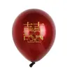 Globos Chanel Rojos de Doble Capa de 10 Pulgadas con Palabras Felices Decoración de Habitación de Boda de Celebridad de Internet Suministros de Boda Venta al por Mayor de Globos