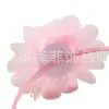 Diadema de Hilo de Gasa Coreano con Flor Grande Diadema Diadema de Princesa Hada Tarjeta de Salida para el Día del Niño Joyería para la Cabeza