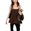 Nuevas llegadas de moda de alta gama para mujer de Dongdaemun, Corea: camisola en capas de longitud media línea A súper popular