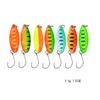 Isca com Lantejoulas Coloridas, Conjunto de 7 Peças, Isca Jig de Metal, Isca Dura para Truta, Minnow Lantejoula Material de Pesca