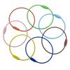 Pintura de color para cable de acero color caramelo llavero de anillo de alambre accesorios de joyería hechos a mano DIY anillo de alambre de acero inoxidable