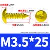 Tornillos Autorroscantes de Acero Inoxidable 304 de Cabeza Plana Grande Dorados Cabeza Paraguas Autorroscantes Cabeza Hongo Autorroscantes M3/M4/M5/M6