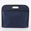 Bolsa para documentos de tela Oxford doble, portátil, para reuniones, almacenamiento de información, maletín de negocios, venta al por mayor