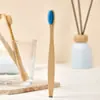 Escovas de Dente Descartáveis para Hotel, Escovas de Dente de Bambu com Cerdas Macias e Carvão de Bambu para Hotel e Pousada, Escovas de Dente de Bambu Sem Embalagem