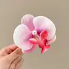 Vacaciones en la playa clip floral de plátano para el pelo pinza de garra floral de dopamina para recogidos en la parte posterior de la cabeza accesorio para el cabello adorno para el pelo