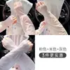 Mangas de Hielo con Protección Solar de Encaje para Mujer Verano Protección UV Delgadas para Exteriores Ciclismo Mangas Sueltas Mangas de Seda de Hielo Transpirables