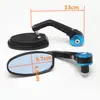Carro elétrico motocicleta espelho retrovisor modificado reversor oval 22mm diâmetro todo o alumínio espelho retrovisor reflexivo