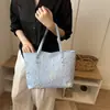 2025 Estiloso Modelo Nuevo de Verano, Hermoso y Moderno para el Trayecto Diario, Bolso Tote Casual Simple de Gran Capacidad para Hombro o Axila