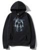 Deftones Caveira Preto Banda Moletons Masculino Punk Hip Hop