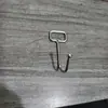 Gancho Adhesivo Grande Transparente Acabado Dorado Cepillado Sin Marca para Cocina y Baño, Ganchos Adhesivos, Ganchos Impermeables Sin Taladro, Ganchos de Almacenamiento, Sin Clavos