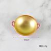 Miniatura Bandeja Jantar Prato Wok Tableware Comida Play House Props diy Mini Doll House Cozinha Cena Matching