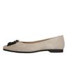 Huizhou Sapatos femininos moda strass fivela quadrada sapatos de camada única plano de alta qualidade senso diligente estilo formal vestir all-match plus size sapatos femininos 2024
