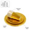Dropshipping Plato de Papel Desechable de Color Sólido Plato para Fiesta en Casa Picnic Plato para Pastel de Cumpleaños Vajilla Venta al por Mayor