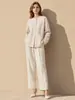 Abrigo de Cachemira Pura Otoño/Invierno 2026 Abrigo de Lana Doble Faz para Mujeres Menudas Abrigo de Lana y Cachemira para Viajar al Trabajo para Mujeres
