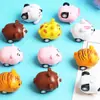 Carrinho de Animal de Estimação Fofo de Puxar para Trás Desenho Animado Animal de Inércia Carro Mini Pequeno Carro de Velocidade Pequeno Presente Educacional Pequenos Brinquedos Atacado