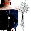 Cadena Larga para Suéter, Collar de Lujo Ligero y de Alta Gama para Mujer, Accesorio de Borla Moderno y Versátil, Colgante Simple de Perla que No se Desvanece