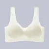 Sujetador Inalámbrico para Mujer de Taza Fija con Soporte Suave Ultra Delgado, Chaleco Transpirable Fresco de Seda de Hielo, Sujetador de Espalda Bonita Push-Up