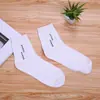 Meias de Outono e Inverno para Homens, Embaladas Individualmente, Meias Masculinas de Cano Médio, Meias de Algodão Business Casual, Meias para Todas as Estações, Meias de Algodão Masculinas de Cor Sólida