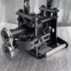 Máquina Manual de Enrolar Redonda, Máquina de Prensagem de Borda Isolante de Folha de Flandres, Máquina de Enrolar Chapas, Máquina de Morder Borda de Pele de Alumínio, Máquina de Enrolar Borda de Ferro de Aço Inoxidável