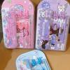 Set de papelería de mascota lindo, Nueva caja de papelería linda de Kuromi, Caja de regalo sacapuntas, Papelería para niños, Regalo del Día del Niño