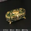 Soporte de estilo europeo, moderno y creativo, para bastoncillos de algodón, artículos para hotel y hogar, almacenamiento de joyas con cuentas doradas y blancas, cuentas para collares transfronterizas
