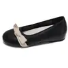 Zapatos Planos Mary Jane para Mujer con Lazo Estilo Ballet Francés que Aumentan la Altura 2026 Verano Nuevos Suaves para la Noche