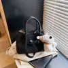 Bolsa Cesta Tecida Minimalista para Exportação Atacado, Bolsa de Ombro Único Transversal, Bolsa de Mão de Nicho de Luxo para Mulheres, Versátil
