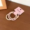 Serie de Colores Nuevos Coreanos Set de Gomas para el Cabello de Sarga Alta Elasticidad, Cuerda para el Cabello Simple y Versátil, Goma para el Cabello Duradera y de Estilo Fresco para Mujeres