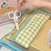 Estojo de Caneta Destacável em L, Bolsa de Documentos de Malha Transparente, Bolsa de Documentos de Alta Qualidade para Estudante, Estojo de Caneta para Armazenamento por Matéria, Bolsa de Documentos