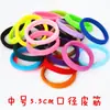 Cuerda de nylon banda de goma sin costuras de nylon fabricantes color fluorescente moda anillo para el pelo cuerda para el pelo yuan 2 yuanes banda de goma al por mayor