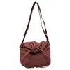 Nova Bolsa Feminina de Ombro Único para o Verão Casual Versátil Plissada Bolsa Transversal Tendência Individual Nicho Armazenamento de Viagem Bolsa de Pano