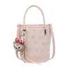 Bolso Cubo de Alta Gama con Estampado de Dibujos Animados para Mujer, Bolso de Hombro de Moda Coreana Verano 2026, Bolso Casual de Moda para Mujer