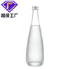 Botella de agua mineral de vidrio blanco cristalino transparente 330500ml botella de bebida esmerilada jugo té aceite licor producción de alta gama