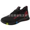 Inverno Novo Algodão Velho Pequim Sapatos de Pano para Mulheres de Meia-idade e Idosas Sapatos de Caminhada com Sola Macia Lace-up sneaker Sapatos de Trabalho de Algodão