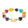 Nueva pulsera china colorida de cuentas de cristal Duobao para mujer, nicho de alta gama, pulsera Joker original al por mayor